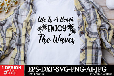 Life is a Beach Enjoy the Waves SVG Design,Summer SVG,Summer SVG Design,Summer Shirt Design,Summer Sublimation PNG,Beach SVG Cut File SVG Insomnia Std 