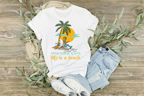 life is a beach find your wave SVG Angelina750 