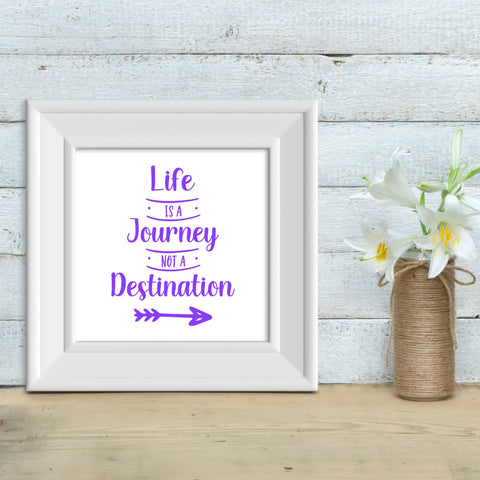 Life is a Journey Not a Destination SVG Bundle | Inspirational Quote PNGs | Motivational Saying Cut Files | Commercial Use Instant Download SVG Paige Cole Studio 