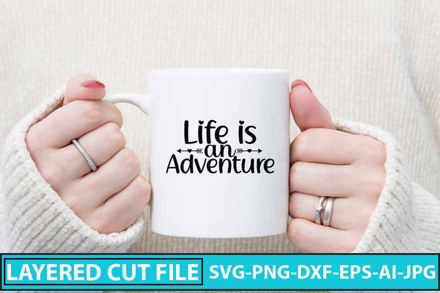 Life is an Adventure SVG Cut File SVG Syaman 