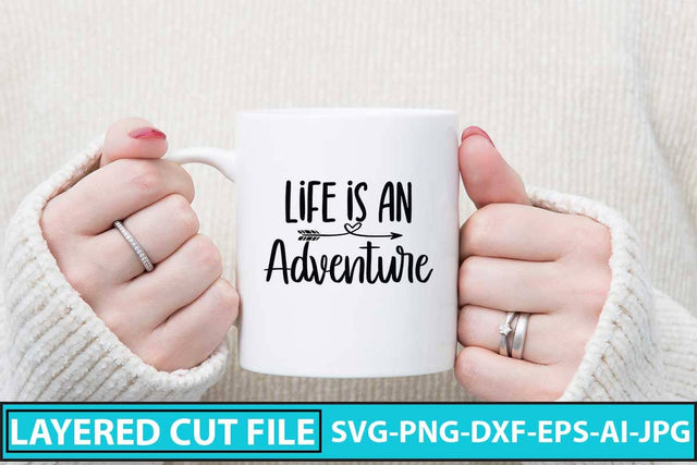 Life is an Adventure SVG Design SVG Syaman 