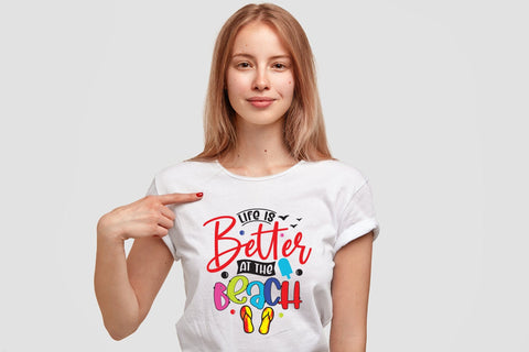 Life is Better at the Beach - Summer Sublimation Design Sublimation CraftLabSVG 