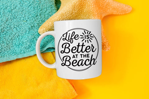 Life is Better at the Beach SVG Cut File SVG CraftLabSVG 