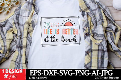 Life is Better at the Beach SVG Design,Summer SVG,Summer SVG Design,Summer Shirt Design,Summer Sublimation PNG,Beach SVG Cut File SVG Insomnia Std 
