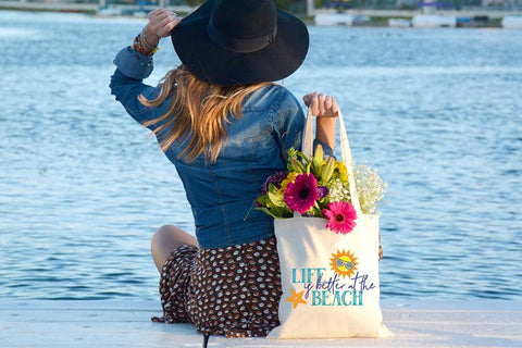 Life Is Better At The Beach SVG - Summer Cut File SVG Silhouette School Blog Design Shop 