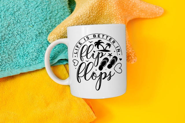 Life is Better in Flip Flops - Beach SVG File SVG CraftLabSVG 