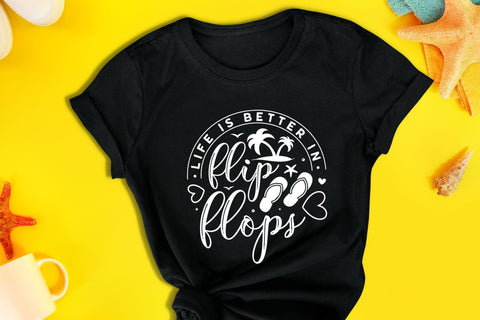 Life is Better in Flip Flops - Beach SVG File SVG CraftLabSVG 