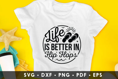 Life is Better in Flip Flops, Beach SVG SVG CraftLabSVG 