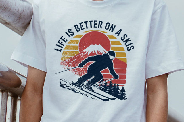 Life Is Better Skiing svg. Skiing svg. Skii svg. Skiing silhouette SVG DesignDestine 