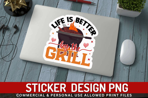 Life is better Sticker Design Sublimation Regulrcrative 