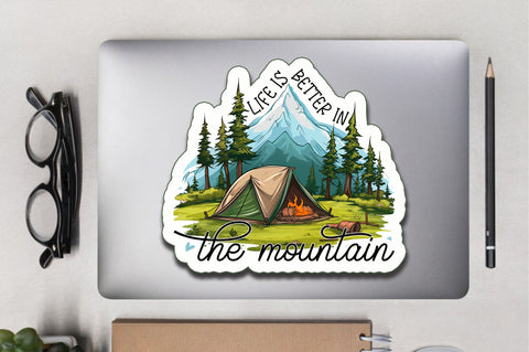 Life is better Sticker Design Sublimation Regulrcrative 