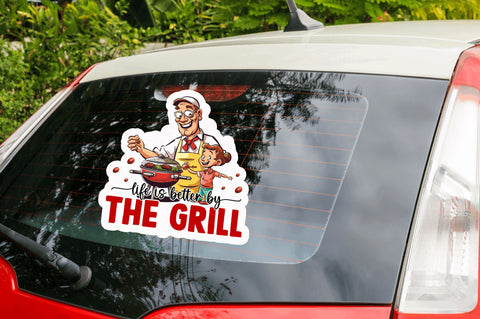 Life is better Sticker Design Sublimation Regulrcrative 