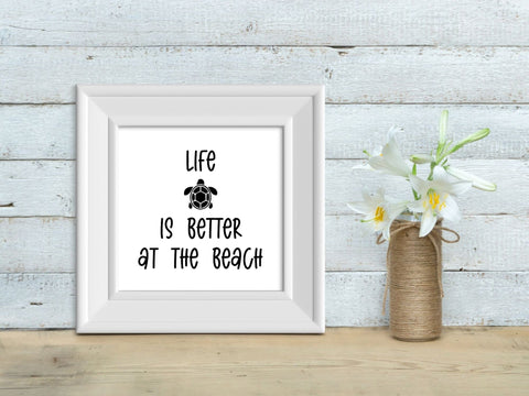 Life Is Better SVG | Beach PNG SVG Paige Cole Studio 
