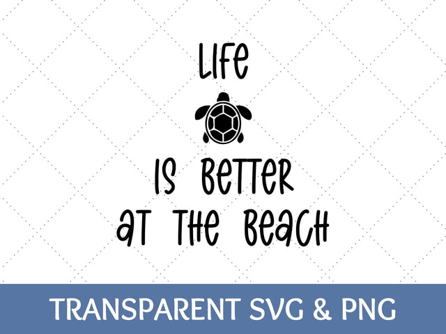Life Is Better SVG | Beach PNG SVG Paige Cole Studio 