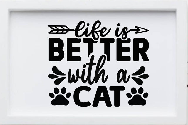 Life is better with a cat-01 SVG Angelina750 