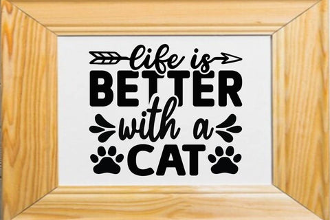 Life is better with a cat-01 SVG Angelina750 