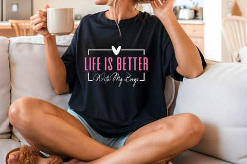 Life Is Better With My Boys Svg Mother's Day Svg SVG shah alam 