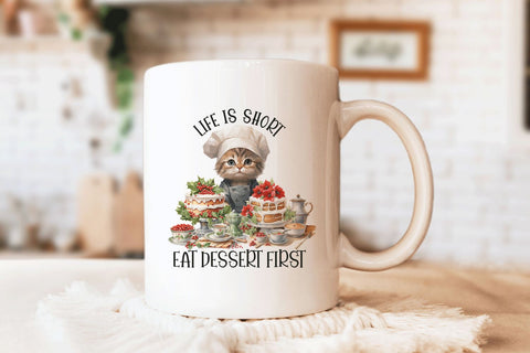 Life Is Short, Funny Kitchen Sublimation Design Sublimation BijouBay 