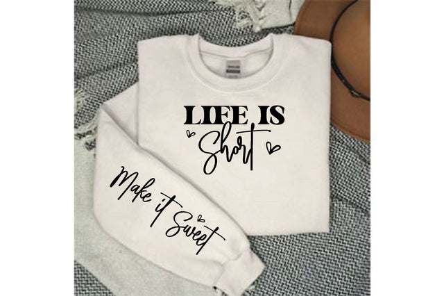 Life is Short, Sleeve SVG Bundle, Sleeve svg, SVG Quotes SVG farhad farhad 