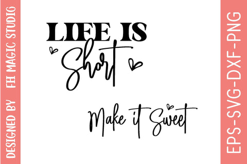 Life is Short, Sleeve SVG Bundle, Sleeve svg, SVG Quotes SVG farhad farhad 