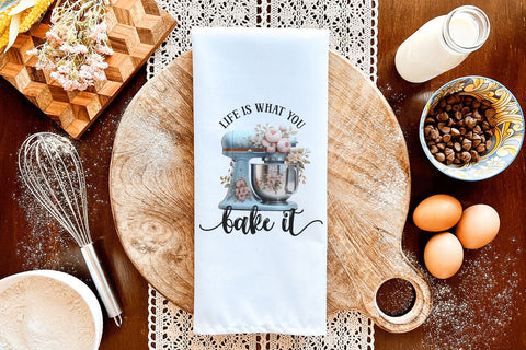 Life Is What You Bake It Sublimation Design Sublimation BijouBay 