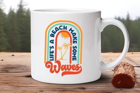 Life's a beach make some waves svg Design SVG Regulrcrative 