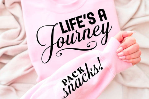 Life’s A Journey Sleeve SVG Design SVG Regulrcrative 