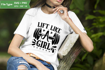 Lift Like A Girl SVG Design,Workout SVG Design, Fitness SVG Design, Gym SVG Design SVGs,Quotes and Sayings,Food & Drink,On Sale, Print & Cut SVG DesignPlante 503 