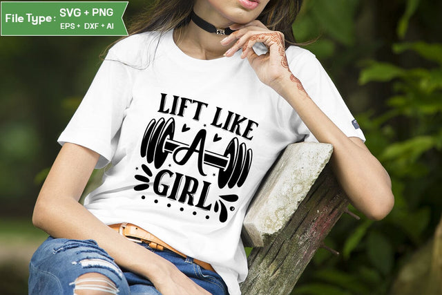 Lift Like A Girl SVG Design,Workout SVG Design, Fitness SVG Design, Gym SVG Design SVGs,Quotes and Sayings,Food & Drink,On Sale, Print & Cut SVG DesignPlante 503 