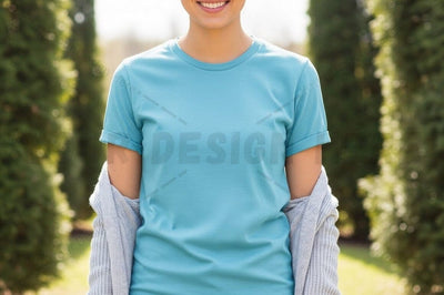 Light blue t-shirt mockup design Mock Up Photo Designangry 