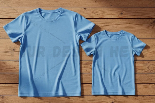 Light blue t-shirt mockup design Mock Up Photo Regulrcrative 
