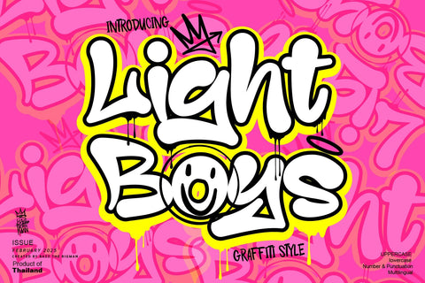 Light Boys Font BB Digital Arts 