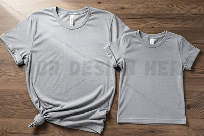 Light gray t-shirt mockup design Mock Up Photo Regulrcrative 