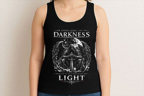 Light In Darkness Christian Faith PNG | Angel Sublimation PNG SVG BillahCrafts 