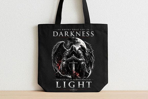 Light In Darkness Christian PNG | Dark Angel Faith Quote Digital Download SVG BillahCrafts 