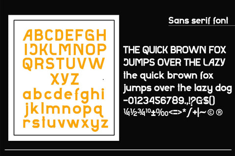 Lightes Font gatype 