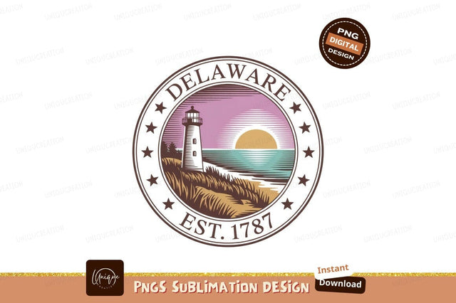 Lighthouse coastal sunset scene ocean beach Sublimation Designangry 
