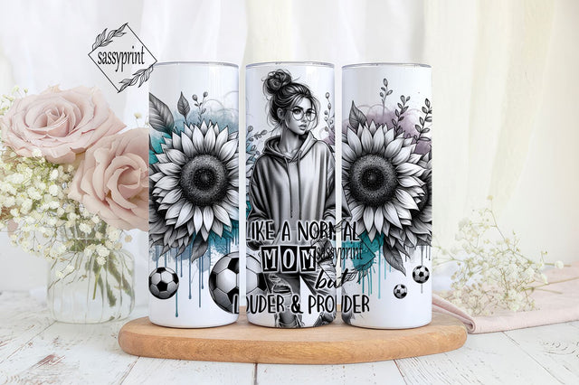 Like A Normal Mom But Louder & Prouder Tumbler png, Positive Woman Affirmation Tumbler png Sublimation sassyprint 