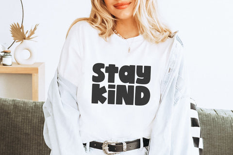 Like Okay - Bold Bubbly Font Font KA Designs 