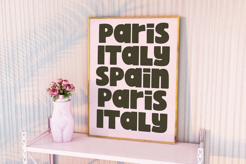 Like Okay - Bold Bubbly Font Font KA Designs 