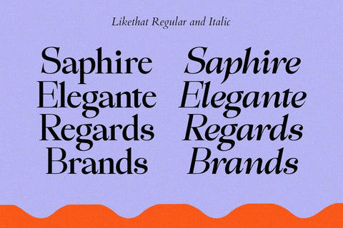 Likethat Font Zeenesia Std 