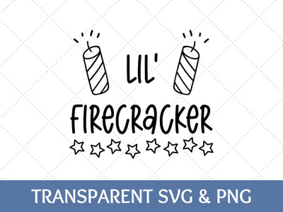 Lil Firecracker SVG | Fourth of July PNG SVG Paige Cole Studio 