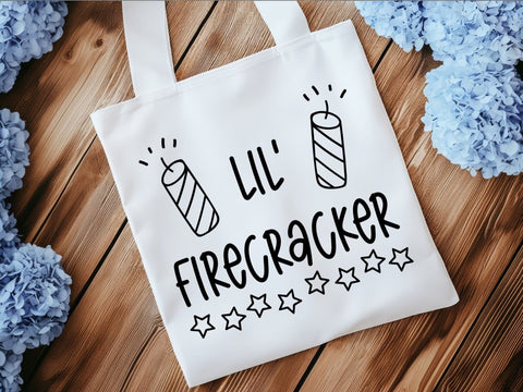 Lil Firecracker SVG | Fourth of July PNG SVG Paige Cole Studio 