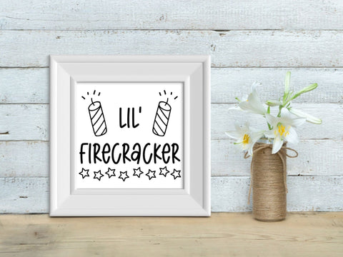 Lil Firecracker SVG | Fourth of July PNG SVG Paige Cole Studio 