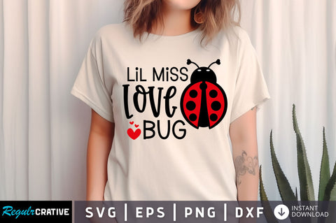 Lil miss love bug SVG design SVG Regulrcrative 