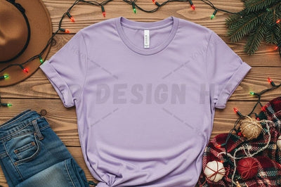 Lilac t-shirt mockup design Mock Up Photo Designangry 