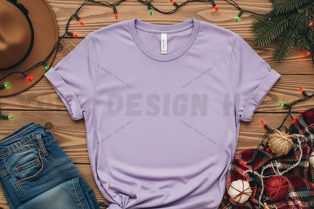 Lilac t-shirt mockup design Mock Up Photo Designangry 