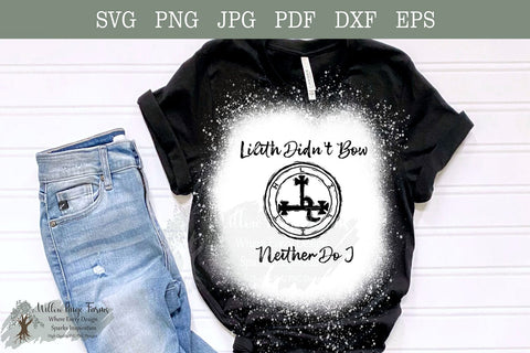 Lilith Didnt Bow and Neither Do I / JPG/PNG | Feminist Witchy Digital Download | Hand Drawn Symbol Art | Wiccan/Witchy Shirt Design SVG Willow Paige Farms 