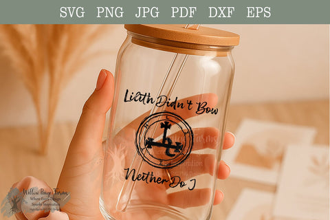 Lilith Didnt Bow and Neither Do I / JPG/PNG | Feminist Witchy Digital Download | Hand Drawn Symbol Art | Wiccan/Witchy Shirt Design SVG Willow Paige Farms 