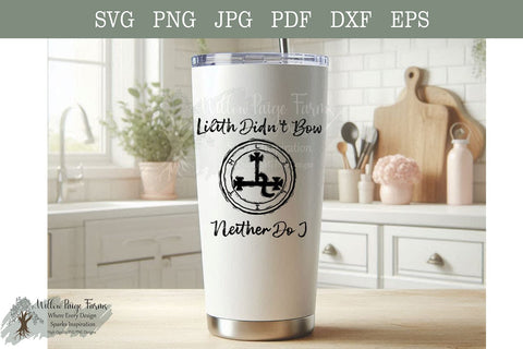 Lilith Didnt Bow and Neither Do I / JPG/PNG | Feminist Witchy Digital Download | Hand Drawn Symbol Art | Wiccan/Witchy Shirt Design SVG Willow Paige Farms 